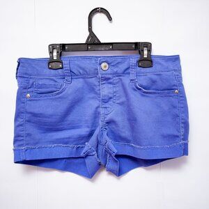Y2K l.e.i. Ashley Lowrise Shorts Purple Size 7 Indie Sleaze Festival 2 in Inseam